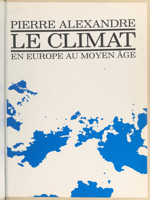 cover image of Le climat en Europe au Moyen Âge